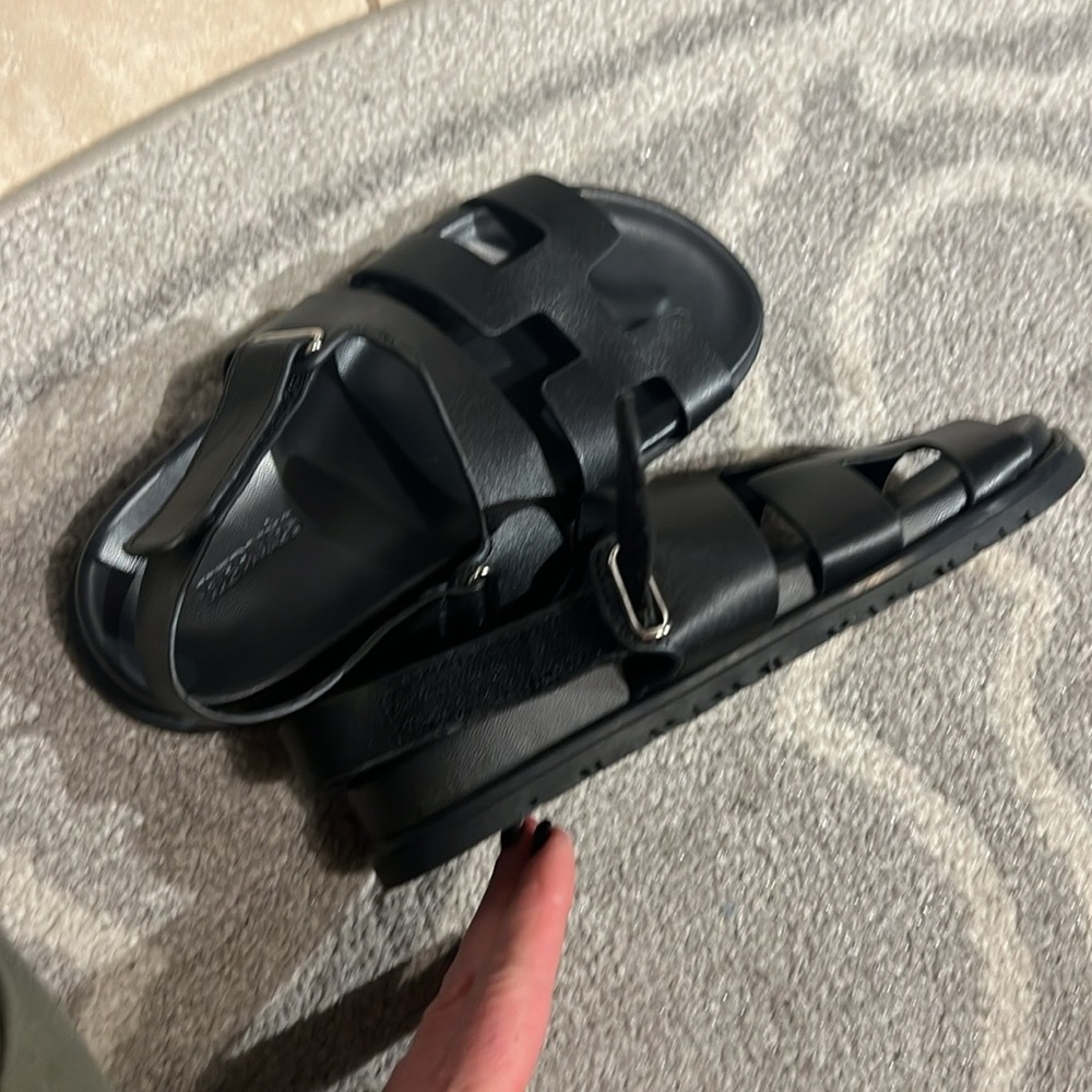 Black sandals